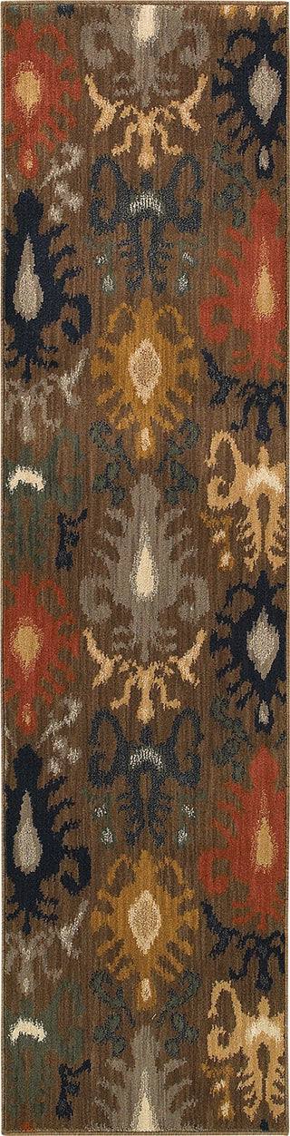 Oriental Weavers Kasbah 3830D Brown/Navy Area Rug Runner