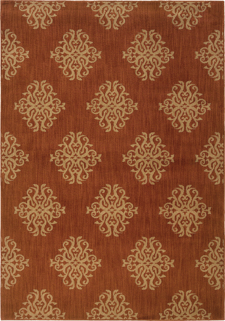 Oriental Weavers Kasbah 3835B Orange/Beige Area Rug main image