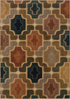 Oriental Weavers Kasbah 3838B Multi/Gold Area Rug main image featured
