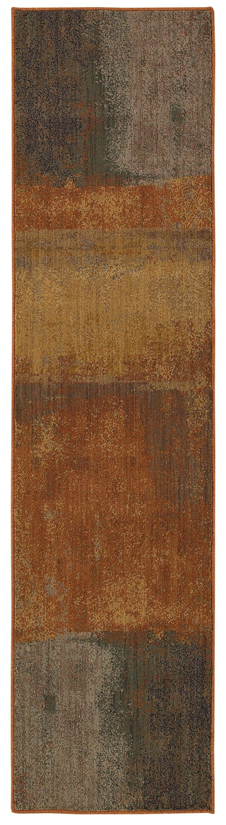 Oriental Weavers Kasbah 3937B Orange/Multi Area Rug