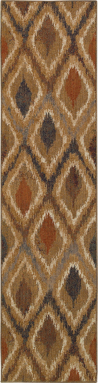 Oriental Weavers Kasbah 3942A Gold/Beige Area Rug Runner