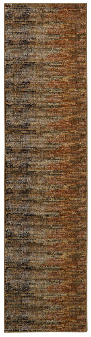 Oriental Weavers Kasbah 3951A Brown/Rust Area Rug 1'10 X  7' 6