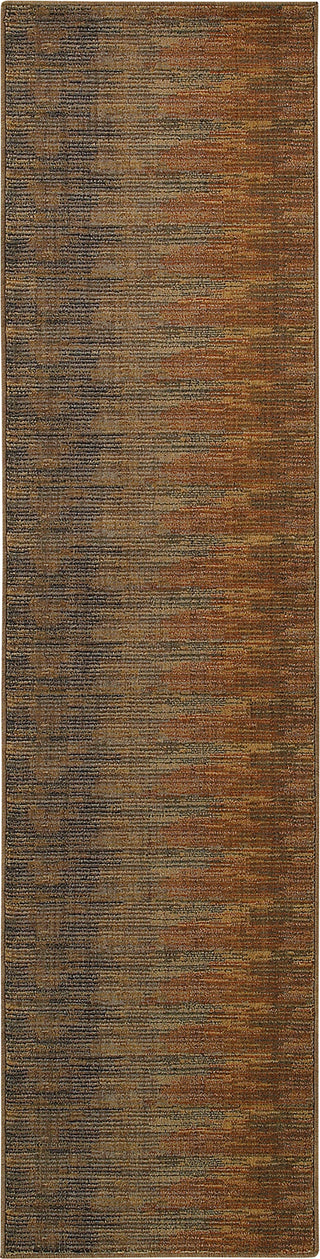 Oriental Weavers Kasbah 3951A Brown/Rust Area Rug Runner