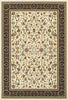 Oriental Weavers Kashan 108X1 Ivory/ Black Area Rug main image