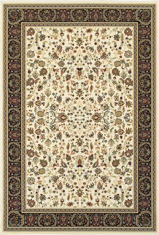 Oriental Weavers Kashan 108X1 Ivory/ Black Area Rug main image