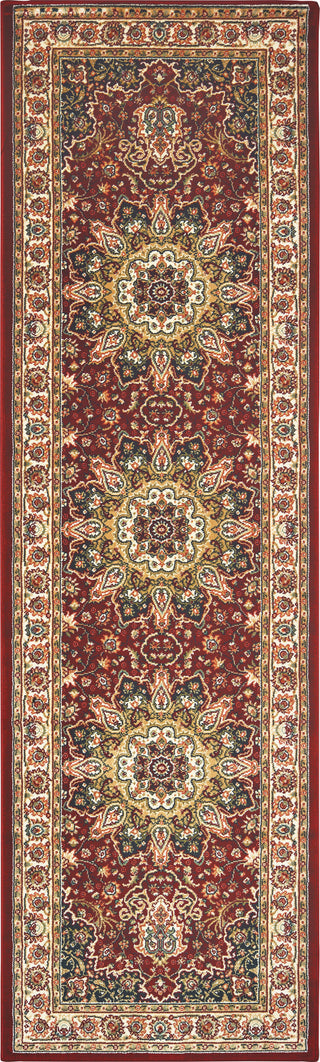 Oriental Weavers Kashan 119N1 Red/ Ivory Area Rug Runner