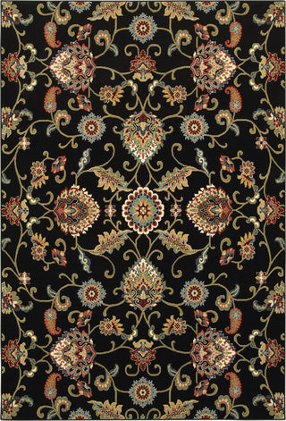 Oriental Weavers Kashan 9946K Black/ Multi Area Rug main image