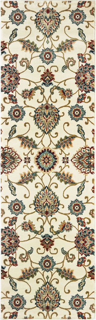 Oriental Weavers Kashan 9946W Ivory/ Multi Area Rug Runner