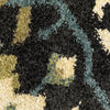 Oriental Weavers Kendall 001N1 Black/Blue Area Rug Close-up Image