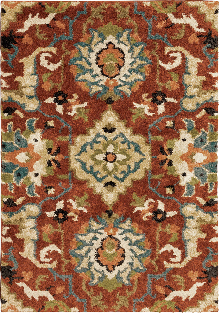 Oriental Weavers Kendall 001R1 Red/Multi Area Rug main image