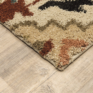 Oriental Weavers Kendall 001W1 Ivory/Multi Area Rug Corner Image