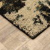 Oriental Weavers Kendall 4928X Beige/Charcoal Area Rug Corner Image