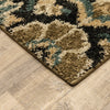 Oriental Weavers Kendall 5091N Beige/Black Area Rug Corner Image