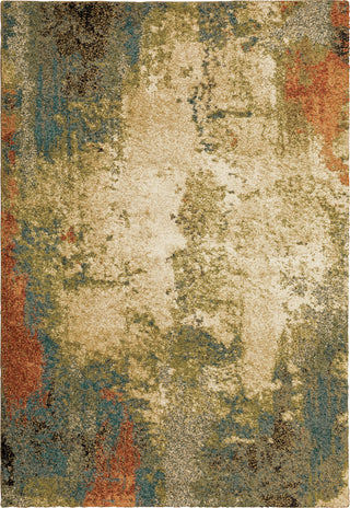 Oriental Weavers Kendall 531X1 Beige/Blue Area Rug main image featured