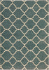 Oriental Weavers Kendall 090B1 Teal/Ivory Area Rug main image