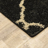 Oriental Weavers Kendall 090K1 Black/Ivory Area Rug Corner Image
