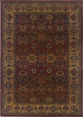 Oriental Weavers Kharma 332C4 Red/Gold Area Rug main image