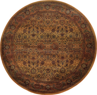 Oriental Weavers Kharma 332W4 Beige/Red Area Rug Round