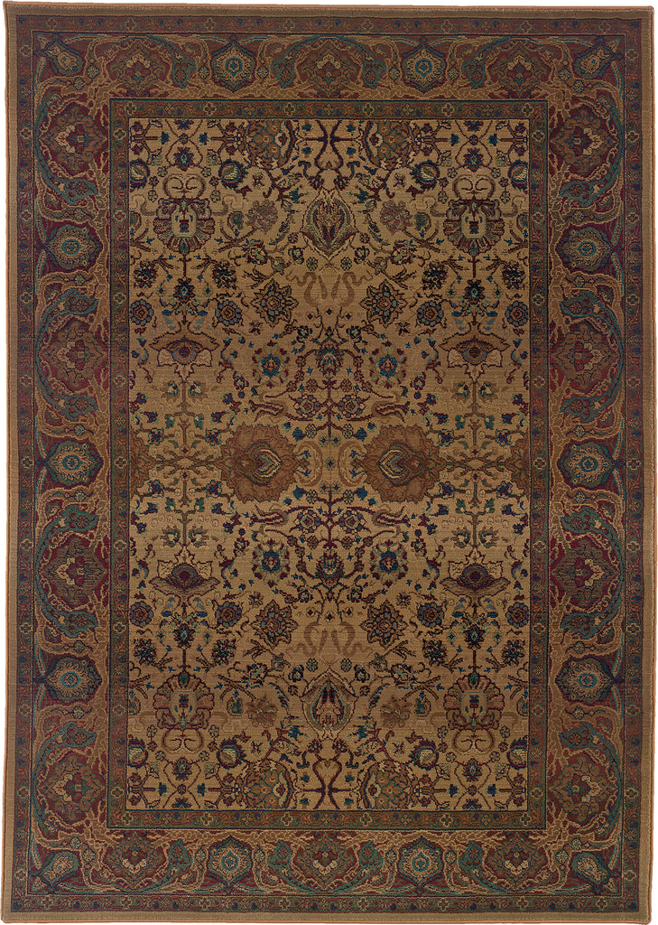 Oriental Weavers Kharma 332W4 Beige/Red Area Rug main image