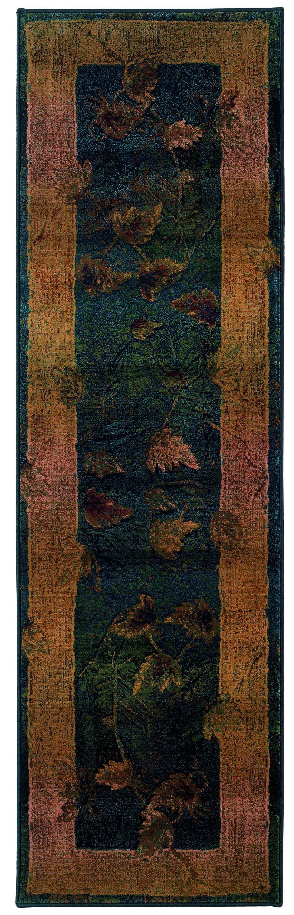 Oriental Weavers Kharma 349B4 Blue/Gold Area Rug – Incredible Rugs