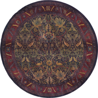 Oriental Weavers Kharma 470X4 Red/Blue Area Rug 6' Round