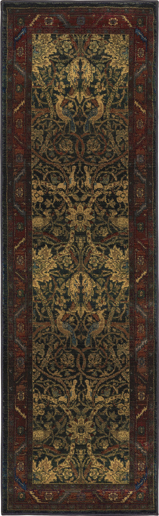 Oriental Weavers Kharma 470X4 Red/Blue Area Rug Runner Image