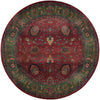 Oriental Weavers Kharma 807C4 Red/Green Area Rug 6' Round