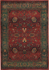 Oriental Weavers Kharma 807C4 Red/Green Area Rug main image