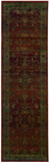 Oriental Weavers Kharma 836C4 Red/Green Area Rug 2' 6 X 9' 1 Runner