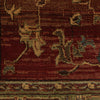 Oriental Weavers Kharma 836C4 Red/Green Area Rug Close-up Image