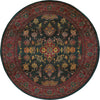 Oriental Weavers Kharma 836F4 Blue/Red Area Rug 6' Round