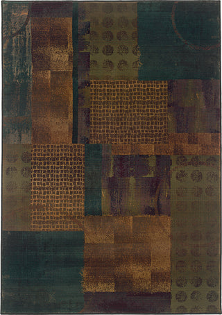 Oriental Weavers Kharma Ii 703X4 Blue/Green Area Rug main image featured