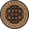 Oriental Weavers Knightsbridge 122K5 Black/Ivory Area Rug 7' 10'' Round