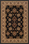 Oriental Weavers Knightsbridge 122K5 Black/Ivory Area Rug main image