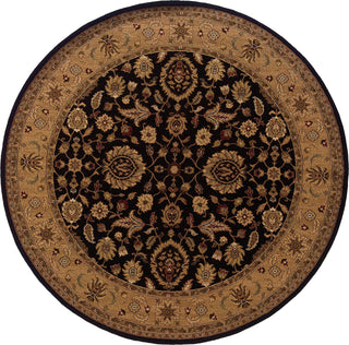 Oriental Weavers Knightsbridge 524K5 Black/Beige Area Rug 7' 10'' Round