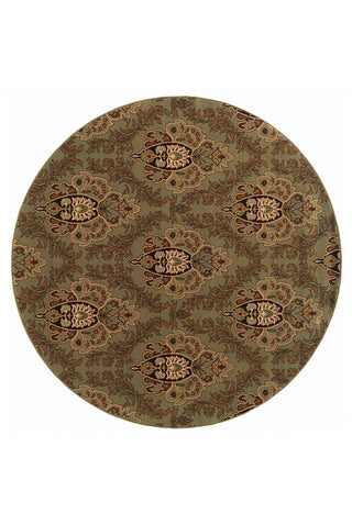 Oriental Weavers Knightsbridge 562F5 Green/Brown Area Rug 7'10 X  7'10