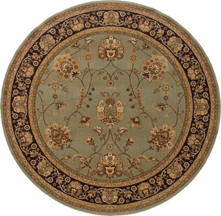 Oriental Weavers Knightsbridge 711U5 Blue/Brown Area Rug 7' 10'' Round