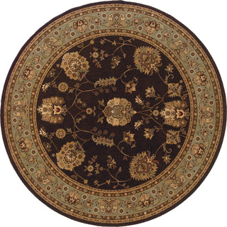 Oriental Weavers Knightsbridge 711V5 Brown/Blue Area Rug 7' 10'' Round