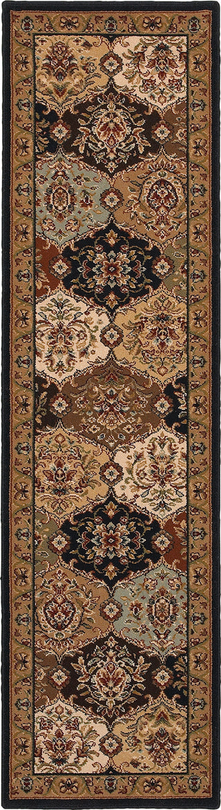 Oriental Weavers Knightsbridge 090X5 Rust/ Black Area Rug 