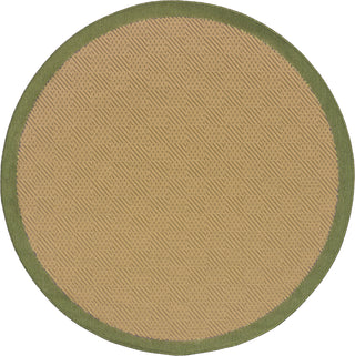 Oriental Weavers Lanai 525G6 Beige/Green Area Rug 7'10'' Round