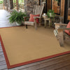 Oriental Weavers Lanai 525O8 Beige/Red Area Rug Lifestyle Image Feature
