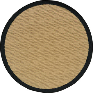 Oriental Weavers Lanai 525X5 Beige/Black Area Rug Round 