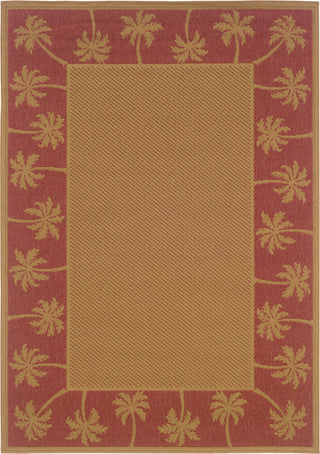 Oriental Weavers Lanai 606C8 Beige/Red Area Rug main image