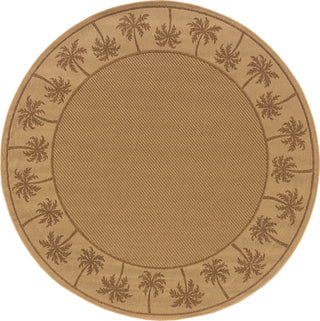 Oriental Weavers Lanai 606D7 Beige/Tan Area Rug 7'10'' Round