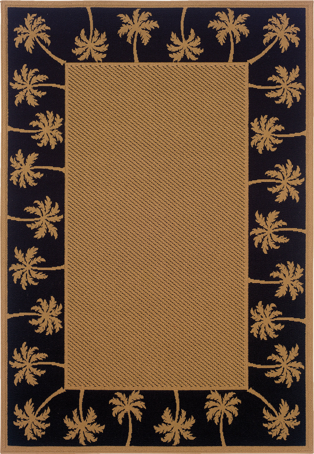 Oriental Weavers Lanai 606K5 Beige/Black Area Rug main image Featured