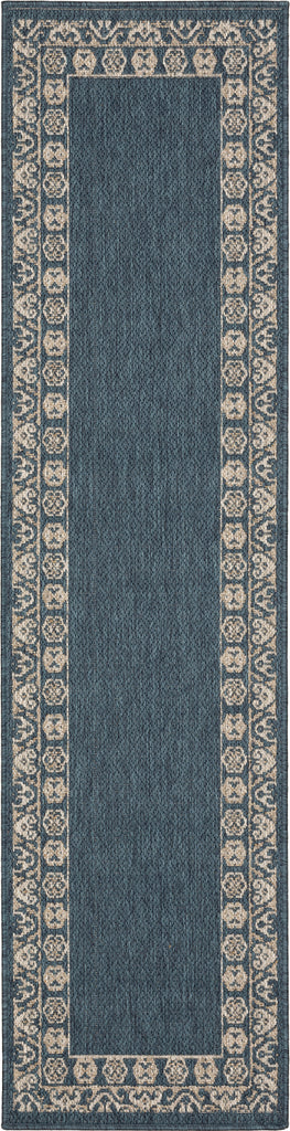 Oriental Weavers Latitude 1503B Blue Grey Area Rug Runner Image