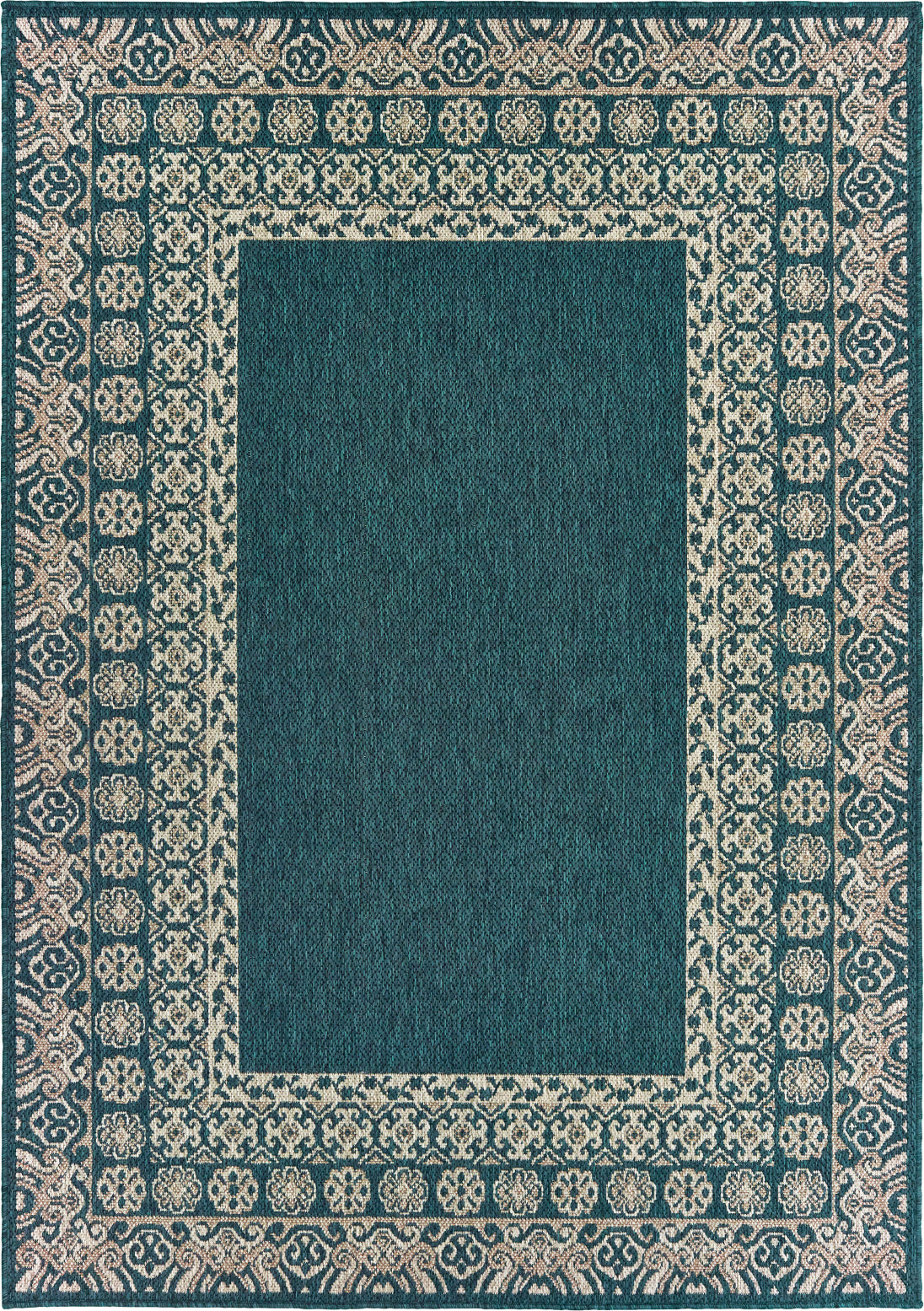 Oriental Weavers Latitude 1503B Blue Grey Area Rug main image featured