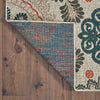 Oriental Weavers Latitude 1903W Grey Blue Area Rug Backing Image