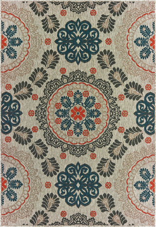 Oriental Weavers Latitude 1903W Grey Blue Area Rug main image Featured