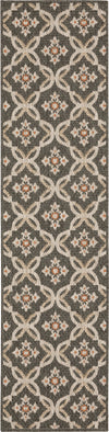 Oriental Weavers Latitude 1904K Grey Orange Area Rug 1'10'' X 7'6'' Runner Image